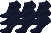 Pierre Cardin - 9 Paar - Sneakers - Navy - Maat 43-46