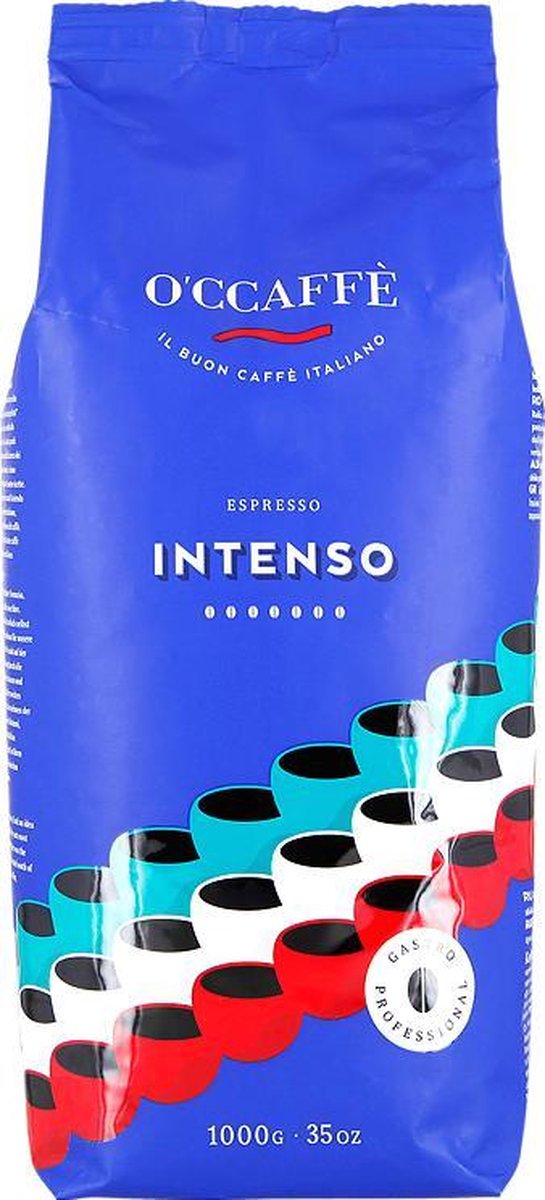O'ccaffè - INTENSO Professional | Italiaanse koffiebonen | Barista kwaliteit | 1 kg