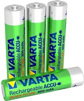 10 Blisters (40 batterijen) - Varta oplaadbare batterijen/batterijen Longlife Batterij AAA 800 mAh