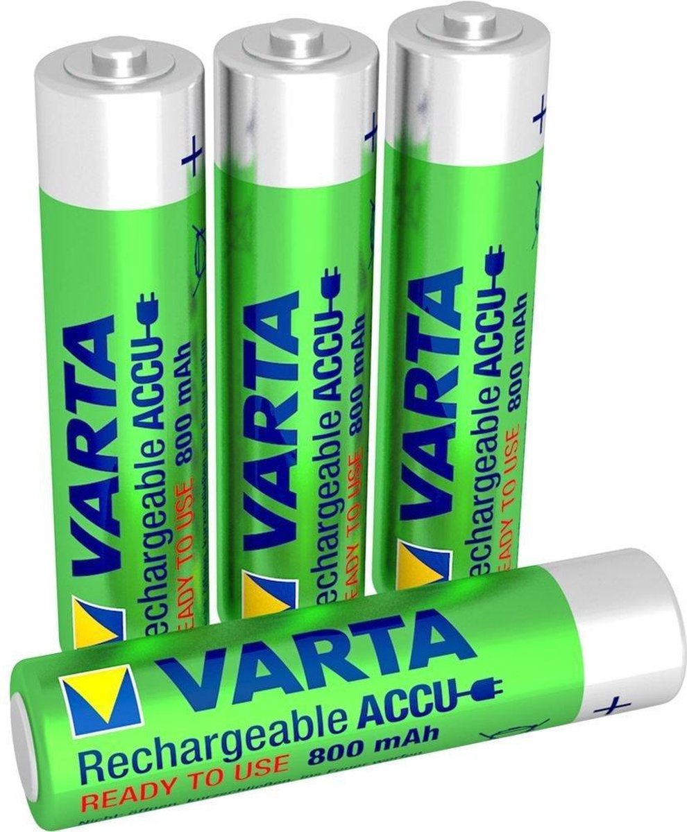 Varta oplaadbare batterijen/accu's Longlife Accu AAA 800 mAh