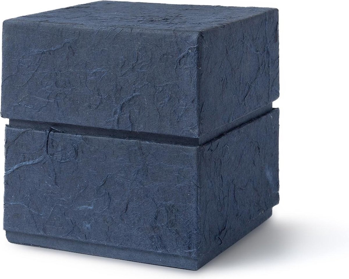 Biologisch afbreekbare urn, Kubusvorm,19,3 x 18,5x18,5 cm, houtkleur
