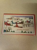 8 cartes de Noël avec enveloppe Nostalgie