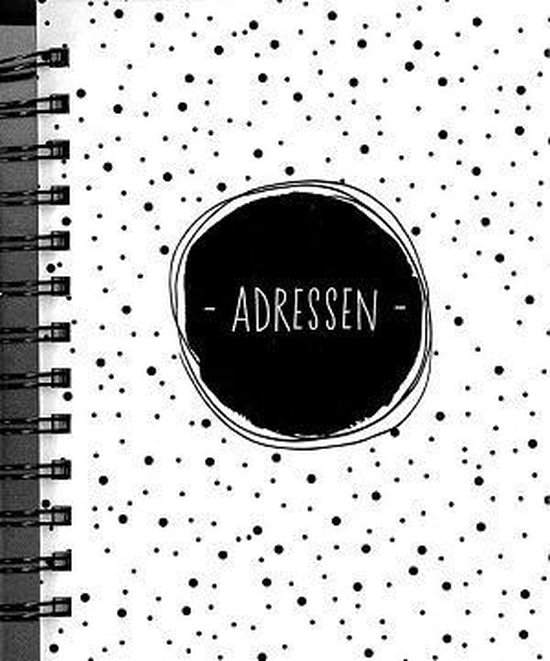 Hallmark - Adresboek - Black & White