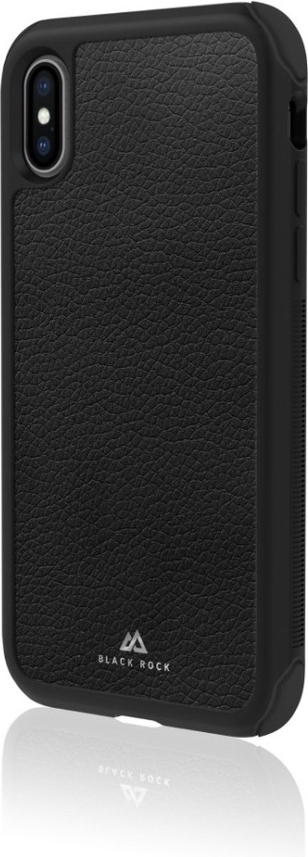 Black Rock Real Carbon Backcover iPhone X / Xs hoesje - Zwart