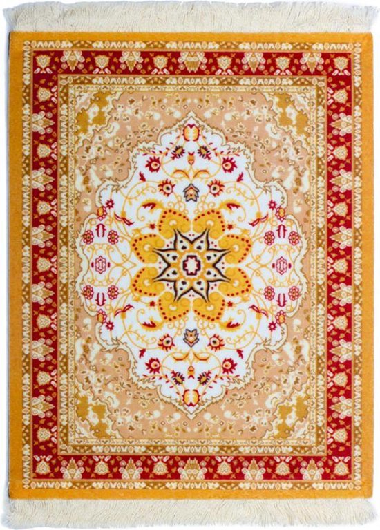Muismat Perzisch tapijt geel | bol.com