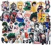 Mix van 73 Unieke My Hero Academia Anime Cartoon Stickers