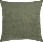 Pad sierkussenhoes Casual dark green - 50x50 cm