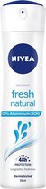 Deodorant Spray Fresh Natural Nivea (150 ml)
