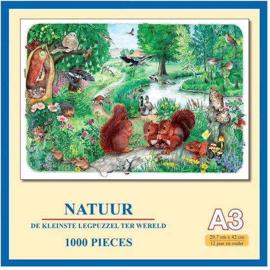 bout Druipend knoop Legpuzzel natuur, eekhoorns, 1000 stukjes | bol.com