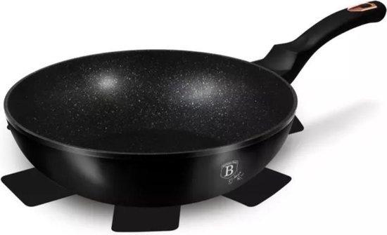 Zwarte wokpan van Berlinger Haus (ø 28 cm) | bol.com
