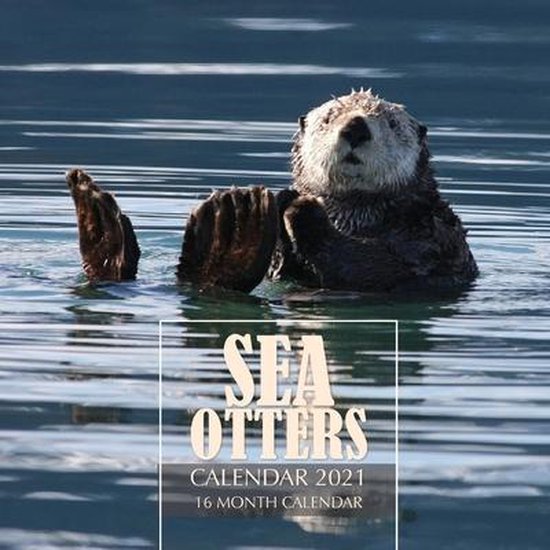Sea Otters Calendar 2021, Golden Print 9798554569111 Boeken