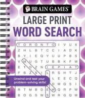 Brain Games Large Print- Brain Games - Large Print Word Search (Swirls)