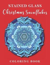 Stained Glass Christmas Snowflakes Coloring Book