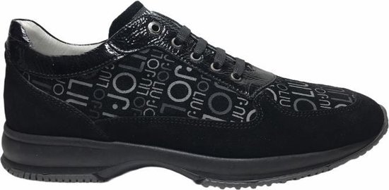 Liu Jo chaussures à lacets en cuir avec lettres 5126B noir taille 37 |  bol.com