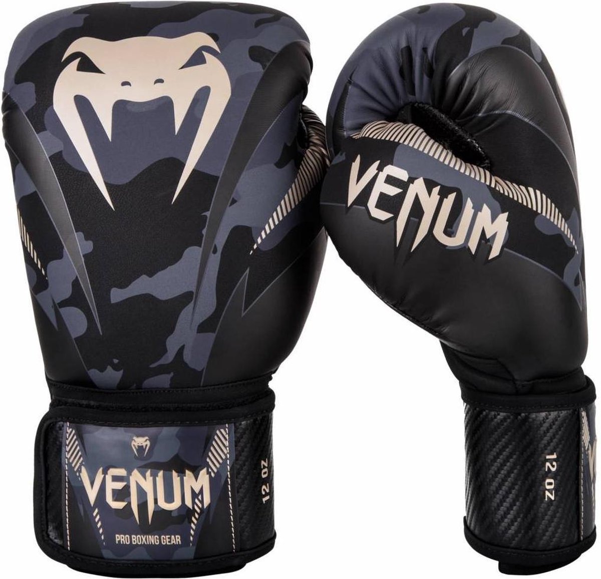 Venum Bokshandschoenen Impact Dark Camo Sand Venum Boxing Gloves Kies hier uw maat Bokshandschoenen: 12 OZ