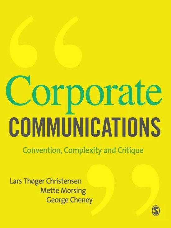 Corporate Communications - cover