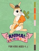 Animal Coloring Book For kids 4-8