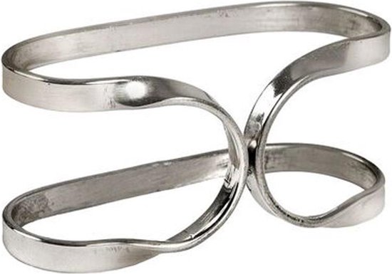 Himla - Oslo servetring silver - 4-pack