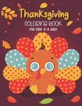 Thanksgiving coloring book for kids 4-8 ages: Thanksgiving Coloring Book
