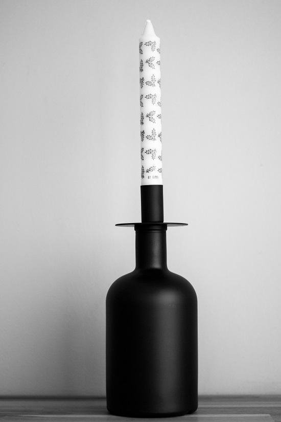Brochure aanwijzing Leeg de prullenbak Speciale Set – Zwarte Fles met Gusta Kaarsenhouder en Kaars - Large |  bol.com