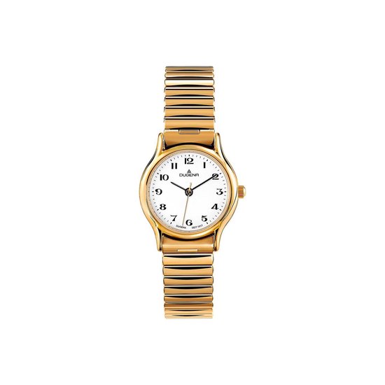 Sieraden Horloges Analoge horloges Dugena Analoog horloge goud elegant 