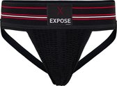 Expose Jockstraps Mannen - Ondergoed - Heren - Zwart/Rood - Maat XL