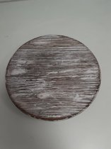 Grote houten decoratieve onderzetter