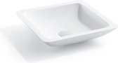 Mawialux opzet waskom - Solid surface - 42,5x42,5 cm - Mat wit - ML-1002WB
