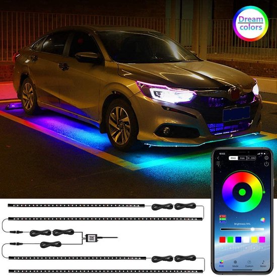 HBKS Auto Underglow - LED Strips Exterieur - Auto Accessories -  Sfeerverlichting 
