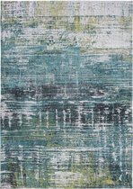 Louis de Poortere - 9126 Atlantic Streaks Glen Cove Vloerkleed - 80x150 cm - Rechthoekig - Laagpolig Tapijt - Modern - Meerkleurig