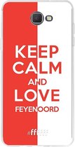 Samsung Galaxy J5 Prime (2017) Hoesje Transparant TPU Case - Feyenoord - Keep calm