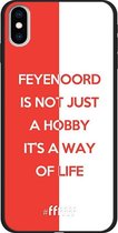 6F hoesje - geschikt voor iPhone Xs Max -  TPU Case - Feyenoord - Way of life #ffffff