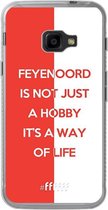 Samsung Galaxy Xcover 4 Hoesje Transparant TPU Case - Feyenoord - Way of life