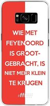 6F hoesje - geschikt voor Samsung Galaxy S8 Plus -  Transparant TPU Case - Feyenoord - Grootgebracht #ffffff