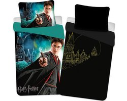 foto van Harry Potter Dekbedovertrek - Harry Glow in the Dark- 140 x 200 cm