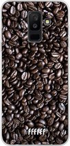 Samsung Galaxy A6 Plus (2018) Hoesje Transparant TPU Case - Dark Roast #ffffff