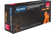 Hynex Diamond Nitril wegwerphandshoenen maat XL - Oranje 8,0 gr PF met Extra Grip - 50 stuks