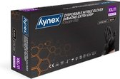 Hynex Diamond Nitril wegwerphandshoenen maat XXL- Zwart 8,0 gr PF met Extra Grip - 50 stuks