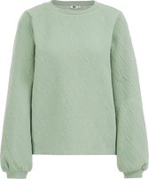 WE Fashion Dames sweater met structuur