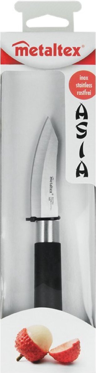 Metaltex Asia Officemes 19 Cm Zwart/Rvs