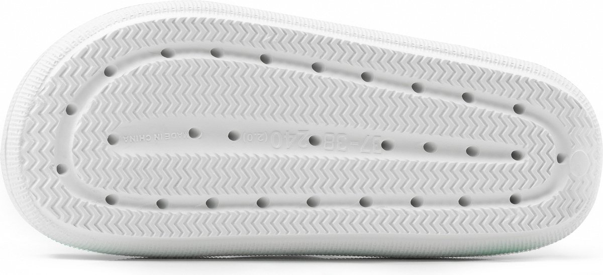 Schu'zz Schuzz damesbadslippers CLAQUETTE Femme Farine / Wit