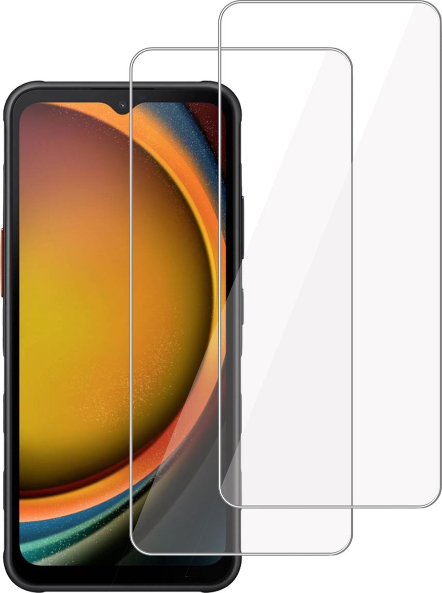 2x Screenprotector geschikt voor Samsung Galaxy Xcover 7 – Gehard Glas - Proteqt+