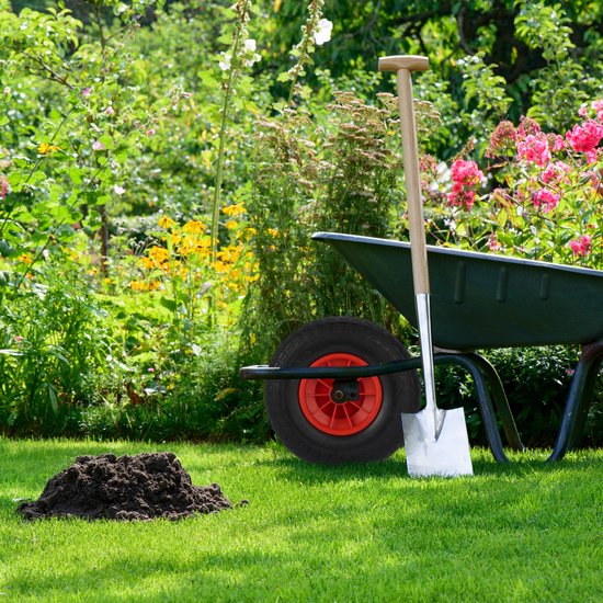 kruiwagenwiel 4.00-6 - rubber - kunststof velg - met adapters - massief - tot 100 kg - zwart-rood van Vervoer Wieltjes — afbeelding 3