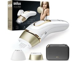 Braun IPL Ontharingsapparaat Silk-expert Pro 5 - ontharing voor thuis - Etui - 2 koppen - PL5140