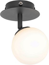 QAZQA athens-opal - Moderne Wandlamp voor binnen - 1 lichts - D 15.5 cm - Wit - Woonkamer | Slaapkamer | Keuken