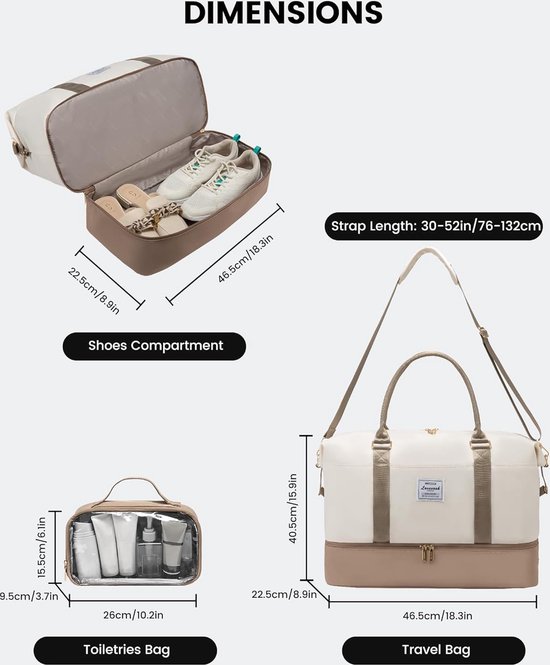 Set van sierlijke bloemen reistassen, weekendtas voor vrouwen, sport sporttas, workout plunjezak, 's nachts, Zwart, One Size