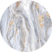 Vloerkleed vinyl rond | Sparkling marble | 120 cm Rond | Onze materialen zijn PVC vrij en hygienisch