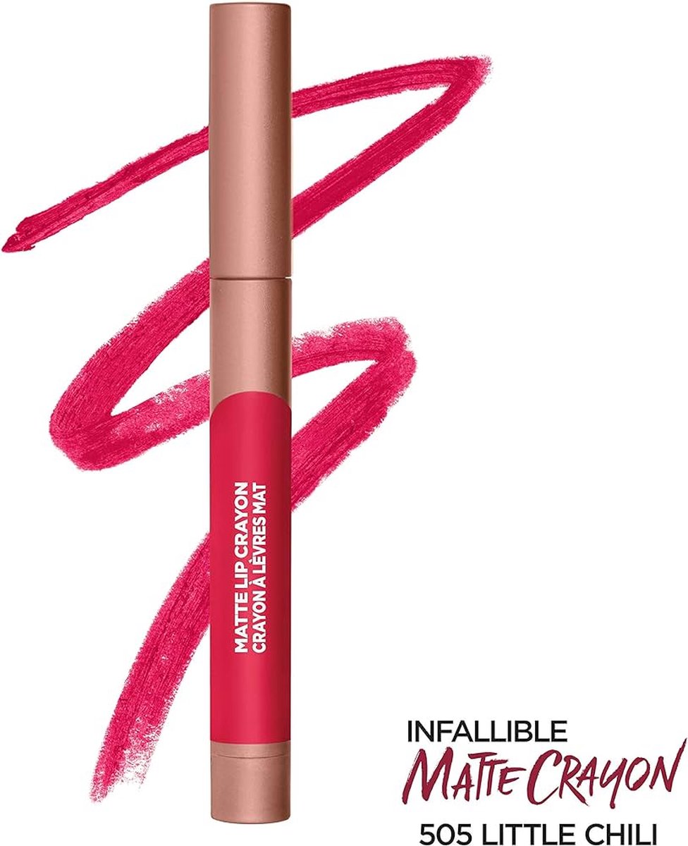 L'Oréal Matte Lip Crayon Lipstick - 505 Little Chili