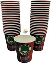 KURTT - Koffiebekers to go - Koffiebeker karton - Drinkbekers - 500 stuks - 8oz - 200ml - video