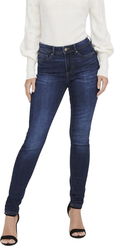 ONLY ONLWAUW MID SK DNM BJ581 NOOS Dames Jeans - Maat L X L30